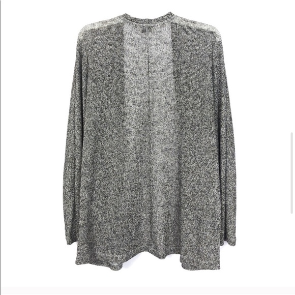 Show Me Your MuMu Grey Shimmer Drape Cardigan - Picture 2 of 7